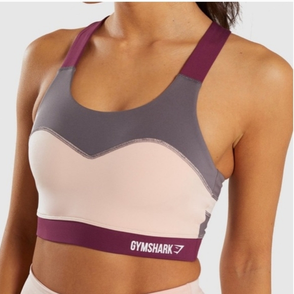 Gymshark Other - Gymshark Illusion Sport Bra Ruby Bluch S